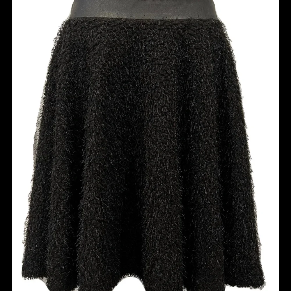 Gaoweix Xinzhan Paris Atelier Skirt Fuzzy Size L Black Witchy Whimsigoth Ballet